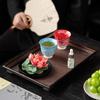 Hongyu Lotus Ceramic Ice Glaze Pair Tea Cups & Fragrance Gift Set
