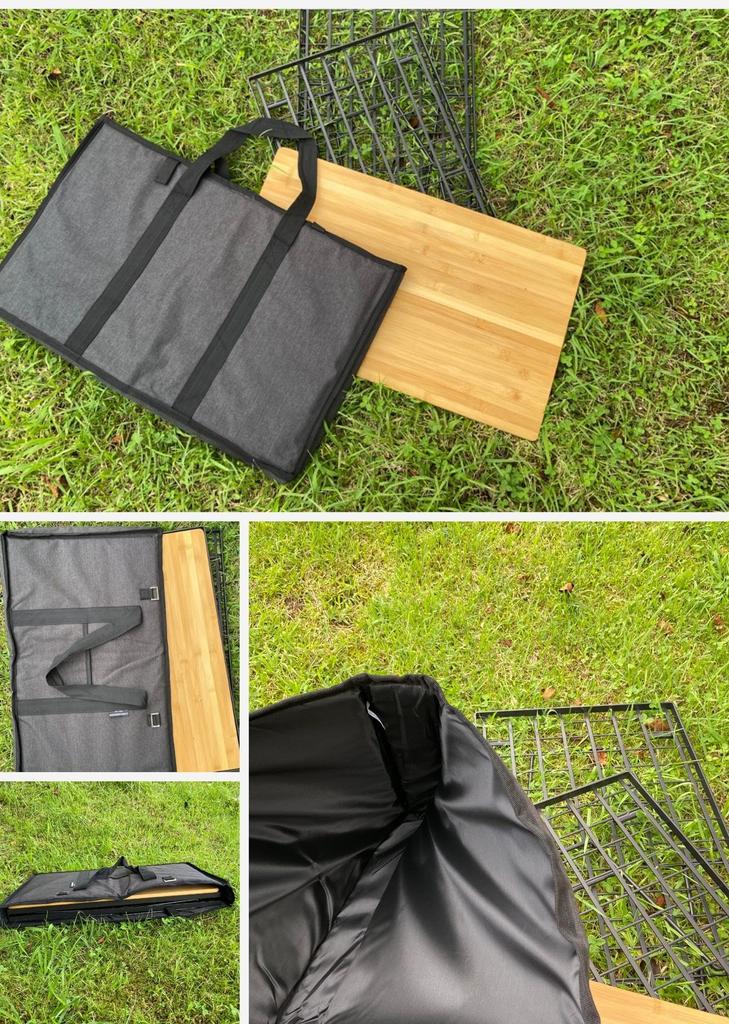 CAMPING MOON Field Rack/Ground Rack Storage Bag, Black, Black Gear B-230-H