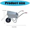 H3CD Miniature Wheelbarrow Model For Doll House Garden 1/12 Scale Landscape Display