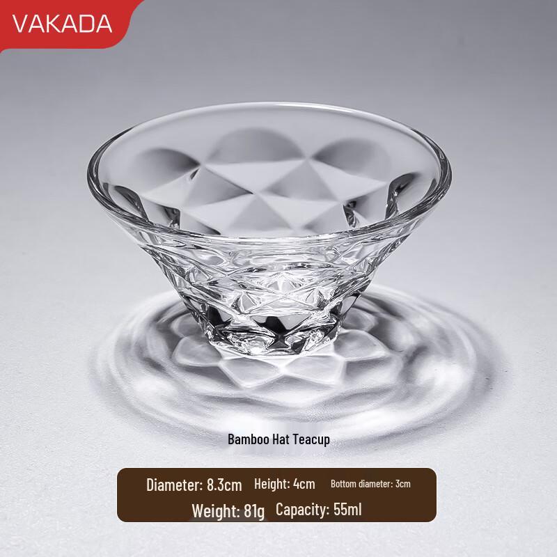 VAKADA Borosilicate Glass Tea Cup
