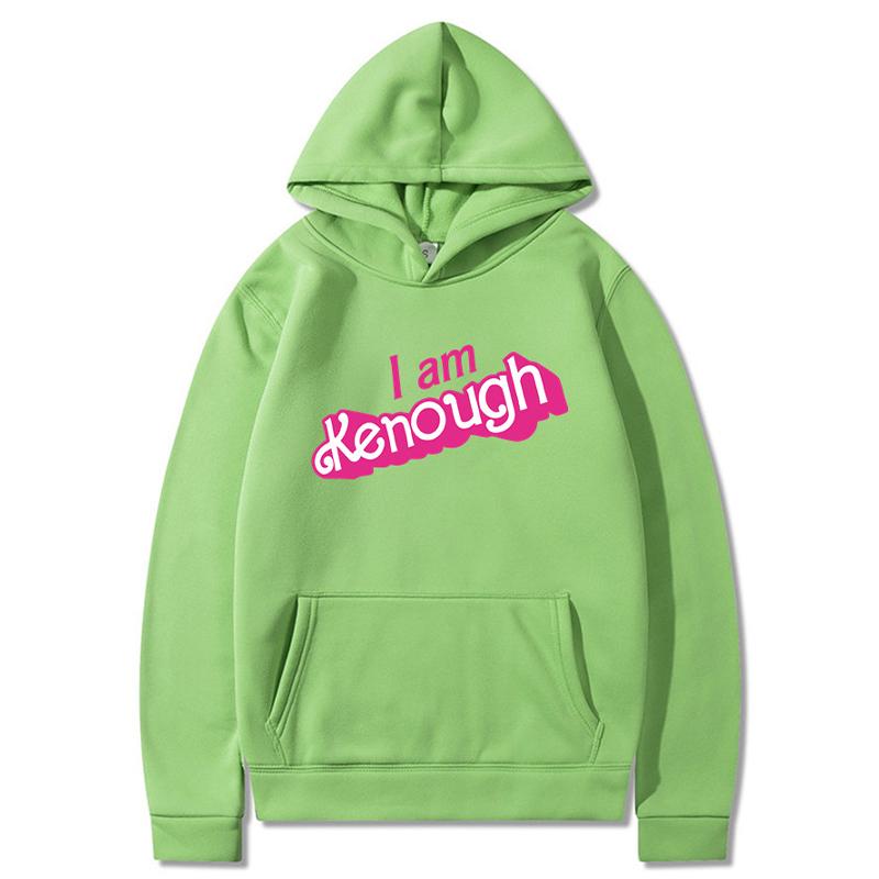 I Am Kenough Hoodies Women Barbiecore Movie Kenough Sweatshirts Men Fashion Graphic Printed Harajuku Streetwear Hooded Pullovers