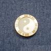 Tai Chi Haptic Lucky Coin Fidget Slider Clicker Metal EDC Anti Anxiety Decompression Stress Toy Adults Sensorial Juguetes