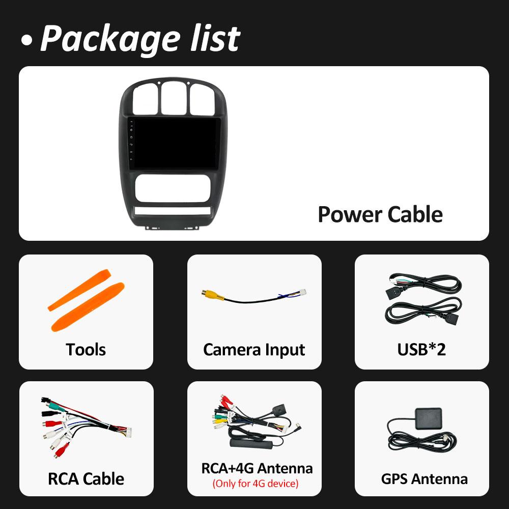 For Chrysler Grand Voyager RS 2000 2001 2002 2003 2004 2005 - 2012 Wireless Carplay Android Auto GPS Navi Bluetooth Accessories