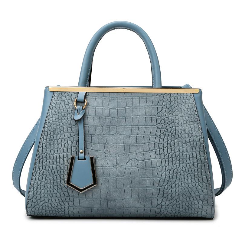 Crocodile Pattern Handbag Women's Bag New Style Fashion Large Capacity Bag Crossbody Women's Bag