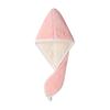 Quick Dry Towel for Home Reversible Hair Wrap, Microfiber Turban with Button, Dry, Thickened Drying Hat Absorbent Anti-frizz Women Long Thick