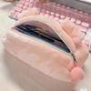 Japanese Inspired Plush Pig Pencil Case With Large Storage For Girls And Students