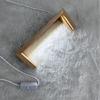 Wooden U-shaped LED Light Base Pedestal with USB-Cable Warm Light Lighted Stand