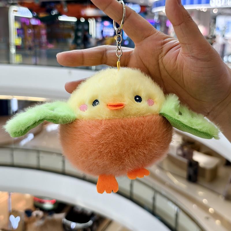 Internet Celebrity Penguin and Sparrow Plush Pendant Keychain Toy