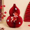 Folding Gourd Shape Housewarming  Ornament DIY Paper Housewarming Decorations  Wedding Decor
