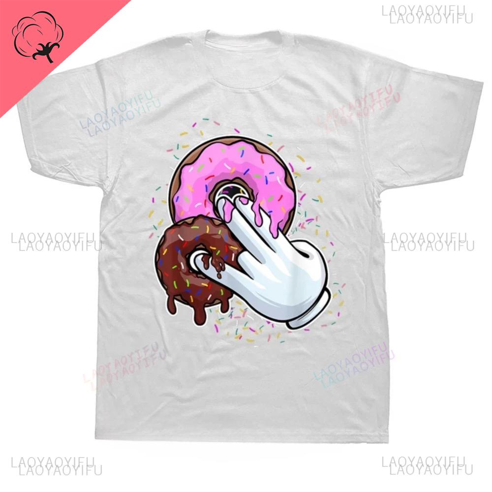 New Fill Me Daddy Donut T Shirt Funny Dirty Jokes Adult Humor Puns Tops Casual Unisex Oneck Soft Fashion Shortsleev Streetwear