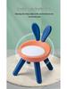 Children's Cute Squeaky Stool with Backrest - Ideal for Dining, Play, and Kindergarten