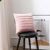 A Pair Luxury Velvet Applique Cushion Covers Home Decor Striped Throw Pillow Cases 45x45cm/30x50cm
