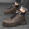 New Martin boots men's outdoor tooling shoes men's high-top locomotive men's boots autumn and winter old platform trendy shoes