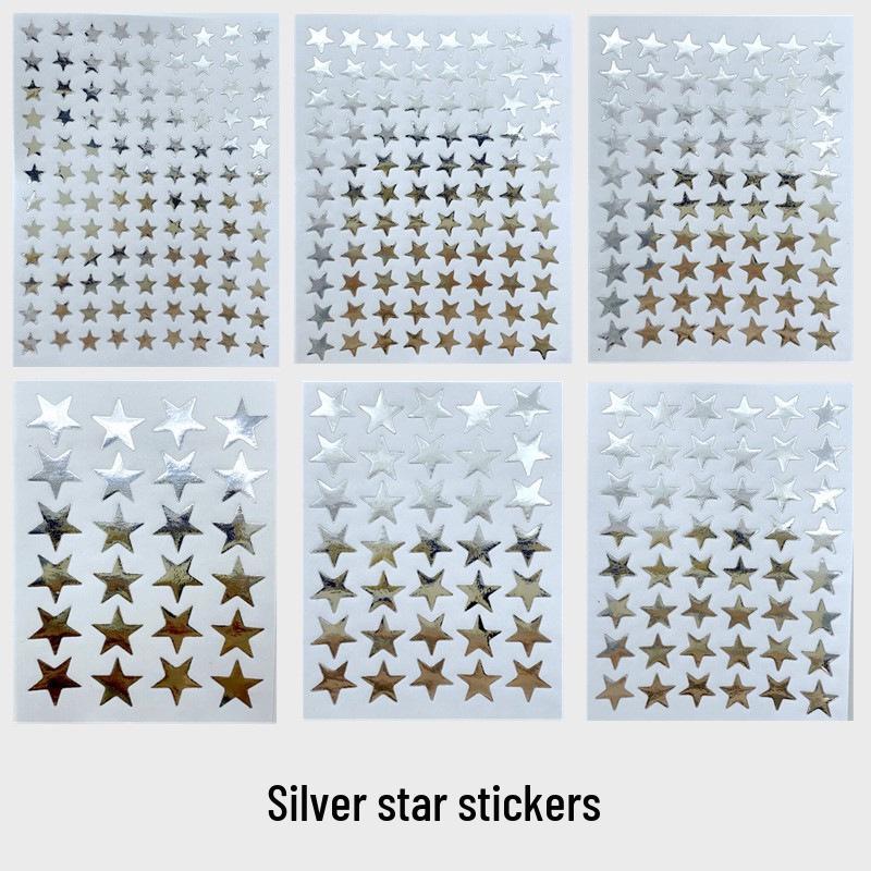 Five-Pointed Star Reward Stickers for Kindergarten - Teacher and Student Self-Discipline Chart