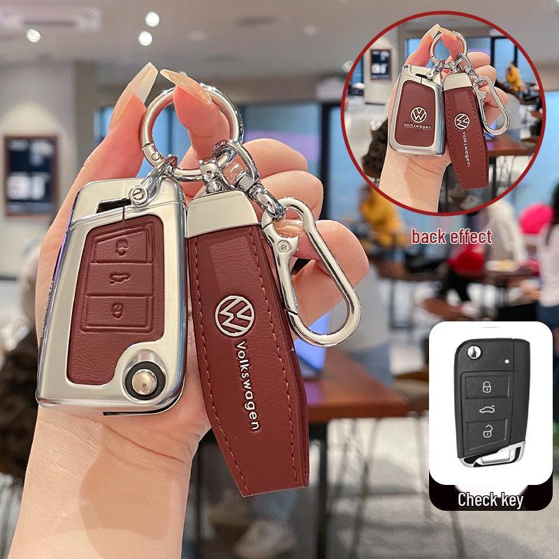 Volkswagen Key Covers for Sagitar, Bora, Tharu, Tayron, Lavida, CC, Passat, Polo, T-Roc