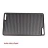 ZISIZ Double-Sided Cast Iron BBQ Griddle