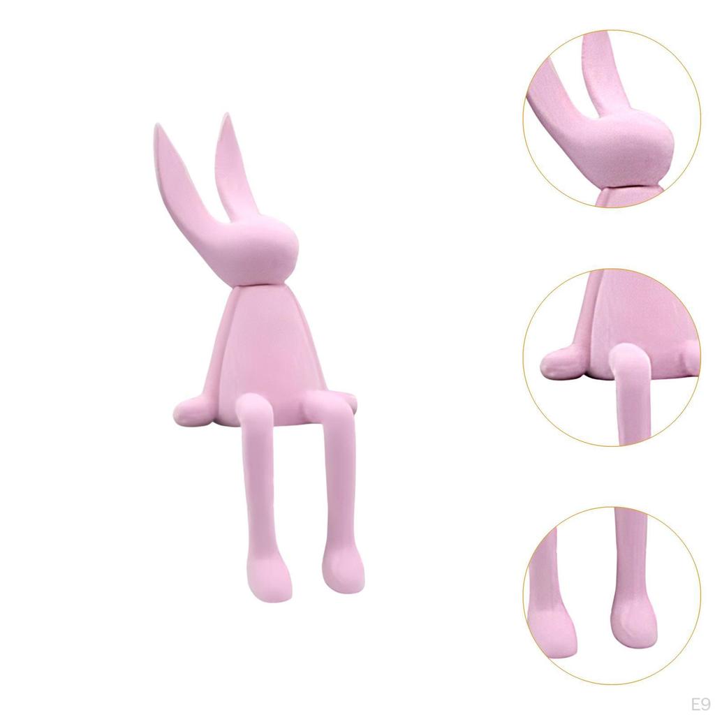 Figurine Iepuraș pentru Expunere Sculptură Animal Raft Birou