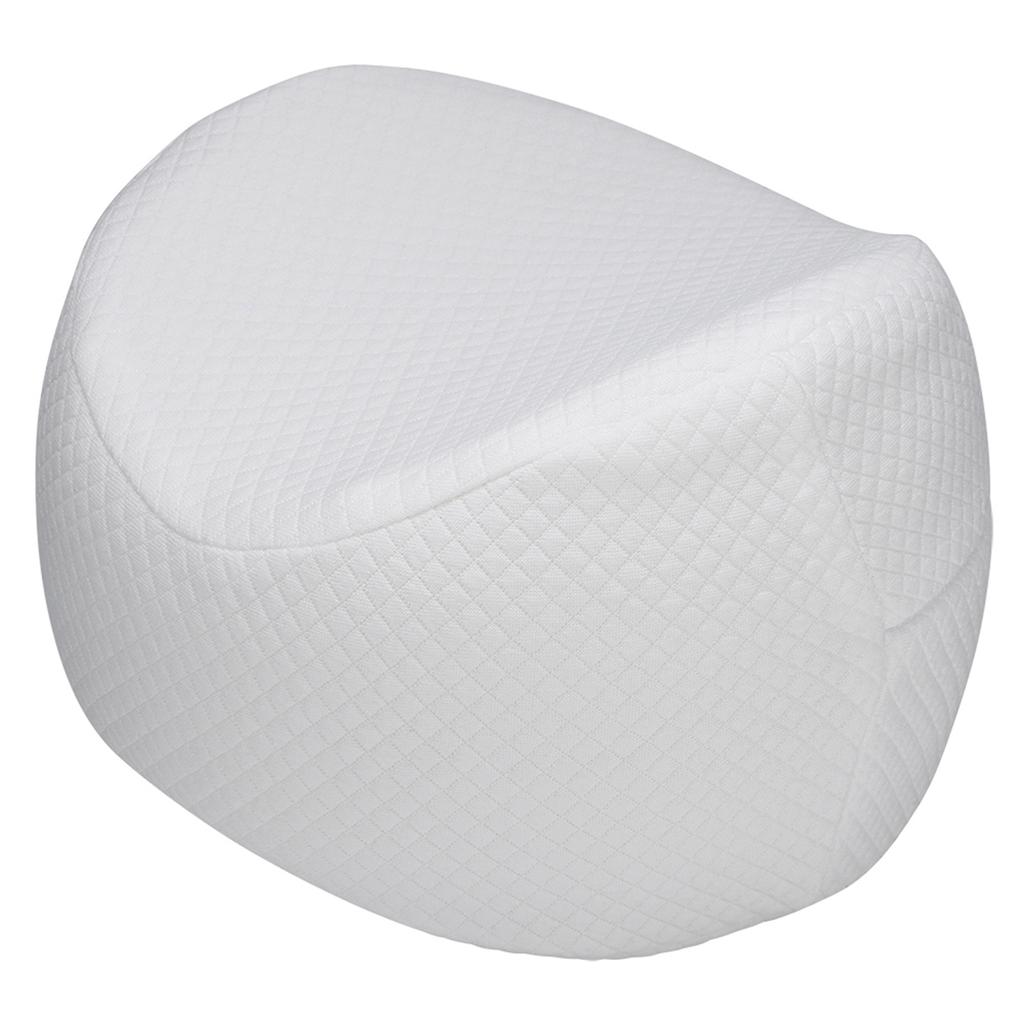 Household Memory Foam Knee Support Leg Pillow Cushion for Sleeping Pain Relief White
