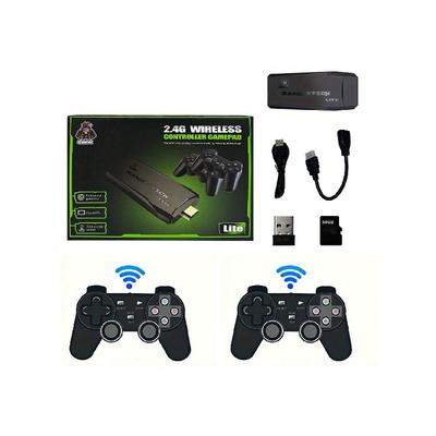 64GB Wireless Retro Game Console, Classic Emulator, Plug and Play Video Game Stick with Built-in Games, 4K HD Output To TV with Dual 2.4G Wireless