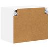 Wall Cabinet LUCCA High Gloss White 50 X 31 X 40 Cm Particleboard