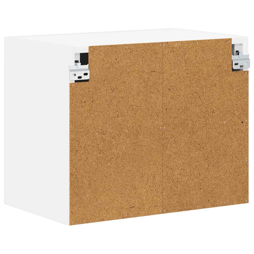 Wall Cabinet LUCCA High Gloss White 50 X 31 X 40 Cm Particleboard