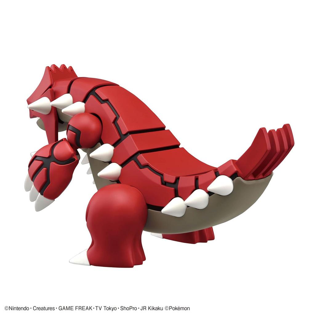 BANDAI SPIRITS Pokémon Plastic Model Collection 54 Select Series Groudon Pre-Colored Plastic Model