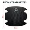 CSB1 4pcs/set Carbon Fiber Car Door Bowl Handle Anti-Scratches Sticker For Mercedes Benz B/C/E/S Class A Class C200L GLC GLE CLA