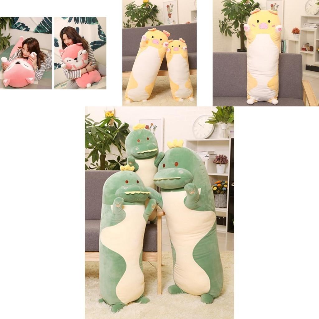 Cute Cartoon Animal Soft Plush Long Pillow For Total Enveloping Comfort