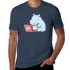 Cute Cartoon Baby Hippo Laptop Tshirt Running Perforunisexce Short Sleeve Tee