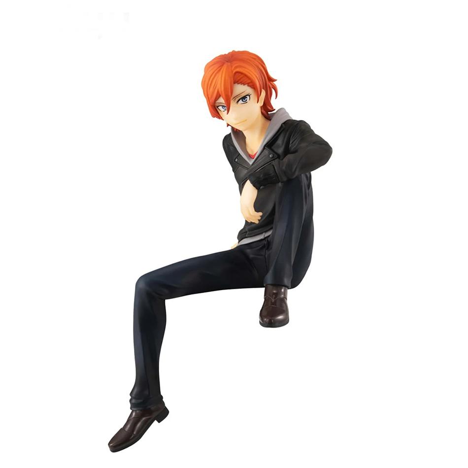 12cm FuRyu Bungo Stray Dogs Dazai Osamu Noodles Press Figure Japanese Cartoon Figurines Collection Cute Toys Kid Friendly Entertaining Fun Play Safe