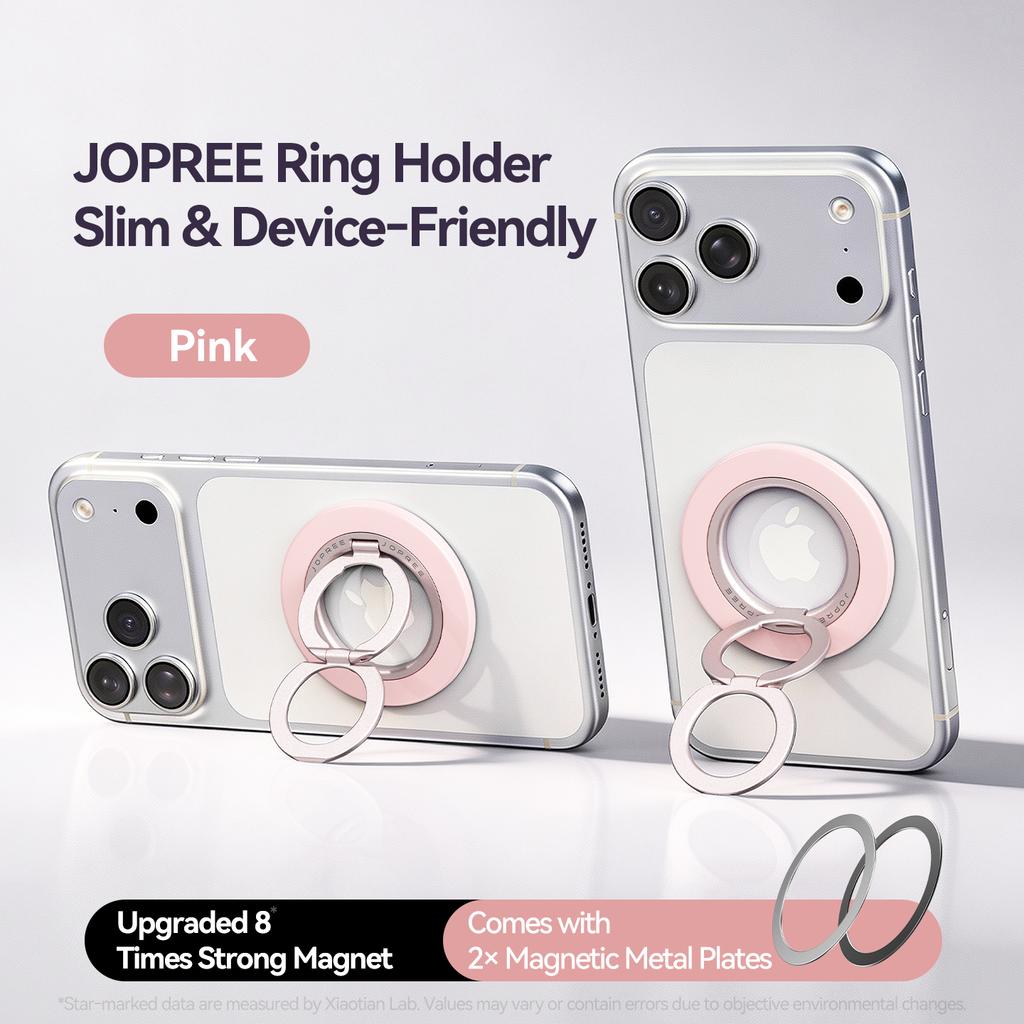 Stylish Phone Decorations Dual Sided Strong Magnetic Dual Magnet Phone Ring 24g Lightweight Zero Burden Factory Price New