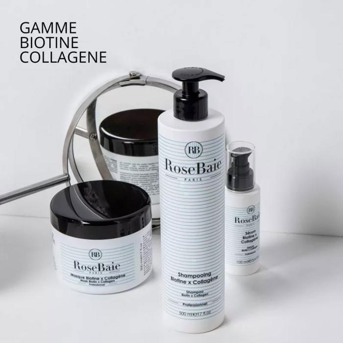 Haarmaske - RoseBaie - Biotin X Kollagen - 500 ml - Gegen Haarausfall - Unisex