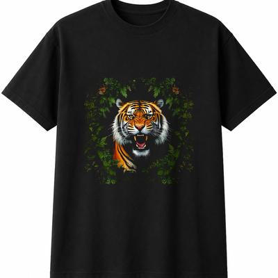 Siberian Tiger Wildlife Mens Womens T-Shirt Nature Unisex Novelty Gift Tee Funny