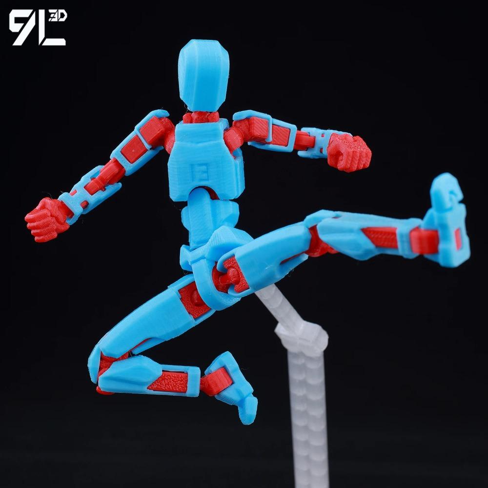 Dummy13 Lucky Puppets T13 Doll,Multiple Styling Combinations Robot Model,Cheap Holiday Gift,Cool Robot Doll Desktop Decoration