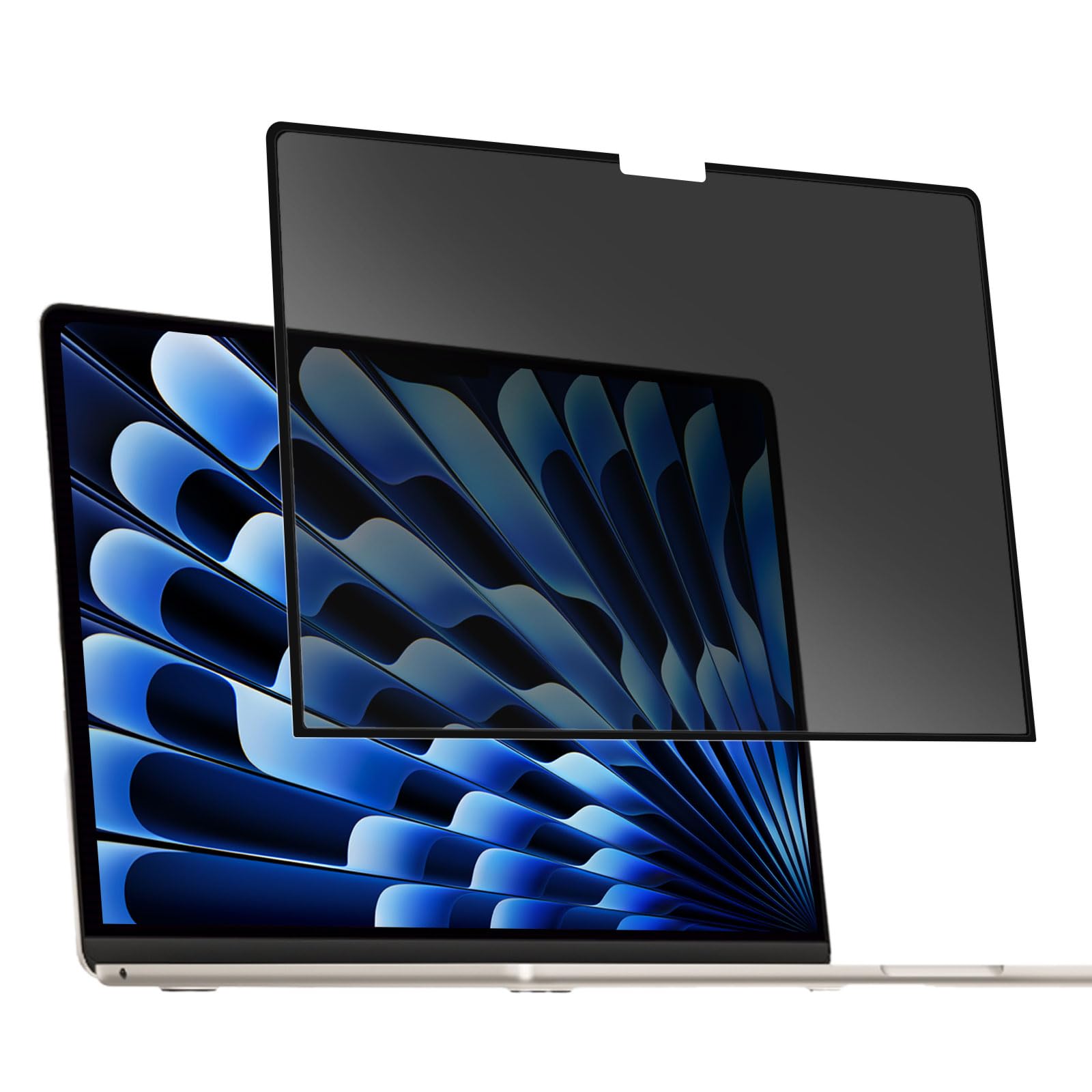 

Privacy Screen Protector for MacBook Air 15-inch (2025) M4/M3/M2, Blue Light Blocking, Anti-Reflective, Self-Adhesive