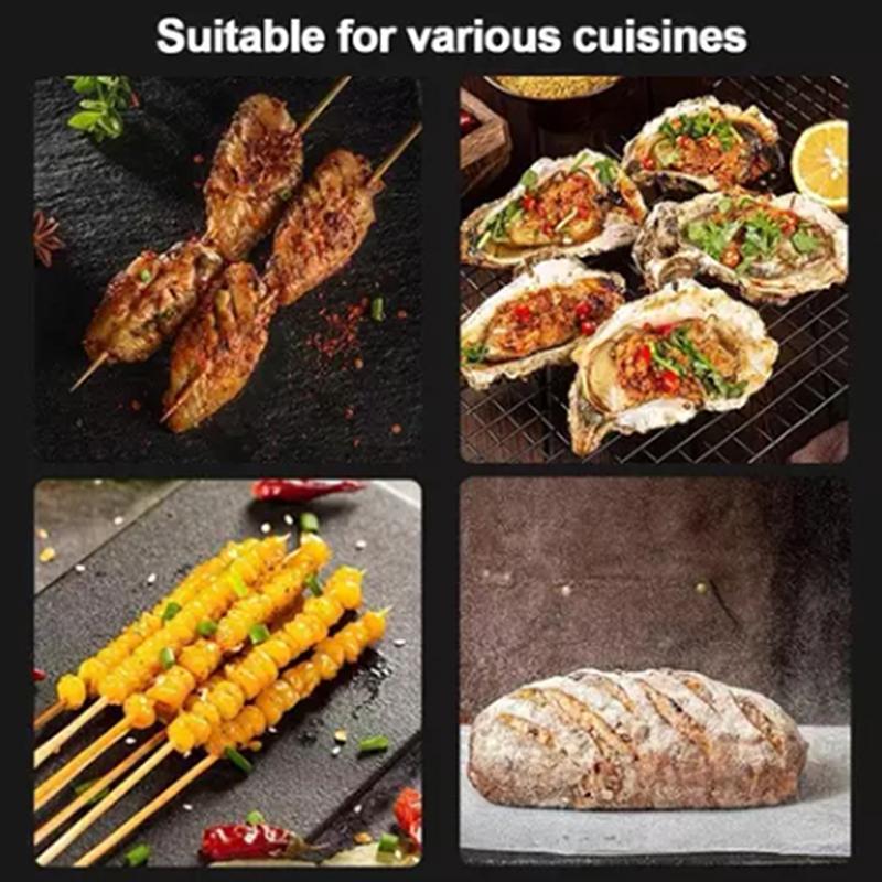 304 Stainless Steel Rectangle Square Bbq Net Mesh Grill Nonstick Baking Mat Outdoor Camping Barbecue Grilling Part Grates