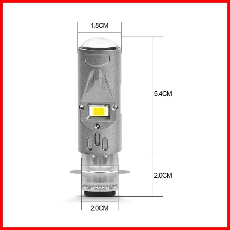 1Pcs Csp Moto Led H4 Ba20D P15D Motorcycle Headlight Bulb Super Bright 1450Lm Motos Accessories High Lo Beam Fog Light 12V A7