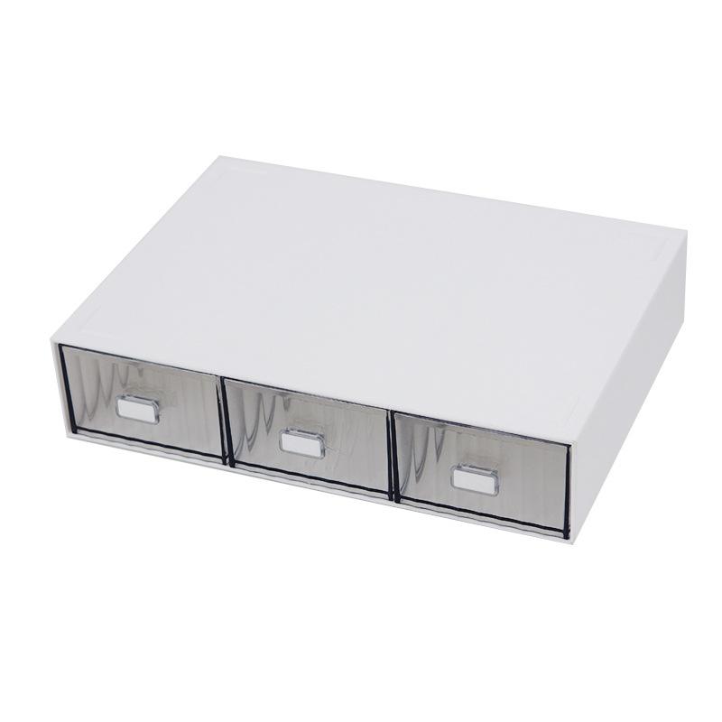 Acrylic Cosmetics Storage Box Makeup Organizer Drawer Desktop Transparent Dustproof Lipstick Makeup Brush Mask Storage Box Rack