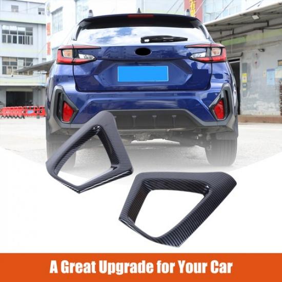 Накладка на задний противотуманный фонарь из АБС-пластика с карбоновым покрытием для Subaru Crosstrek 2024-