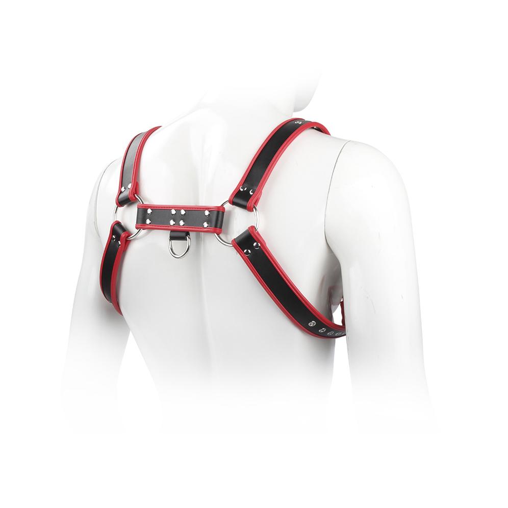 Erotic 6 Colors Men Harness English Bull Dog Leather Chest Belt Fetish Clothing Sexy Straps Bondage Erotic Sex Toys For Men