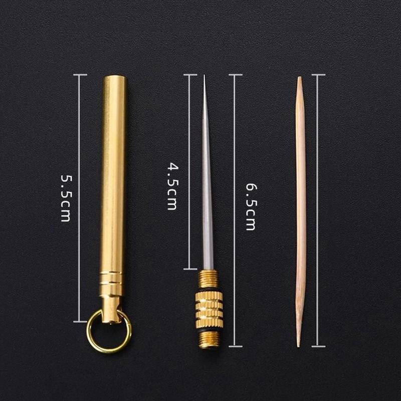Reusable Toothpick With Waterproof Stainless Steel Toothpick Box Mini Toothpick