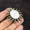 Rainbow Moonstone Pendant Gemstone Handmade Jewelry 925 Sterling Silver Pendant 18K Gold Plated Cage Pendant Gift For Mother Amazing Pendant