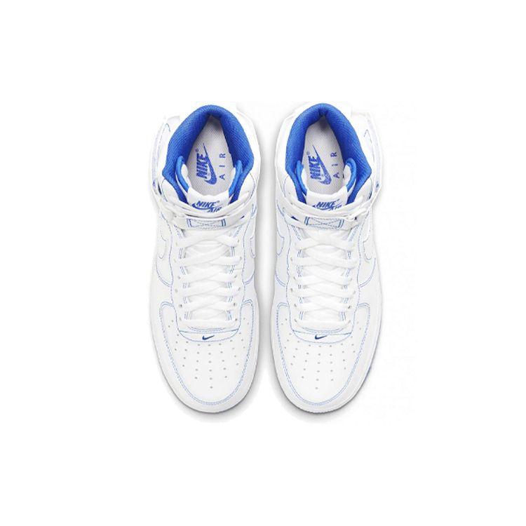 Nike Air Force 1 High Royal Blue Men Sneakers White CV1753-101