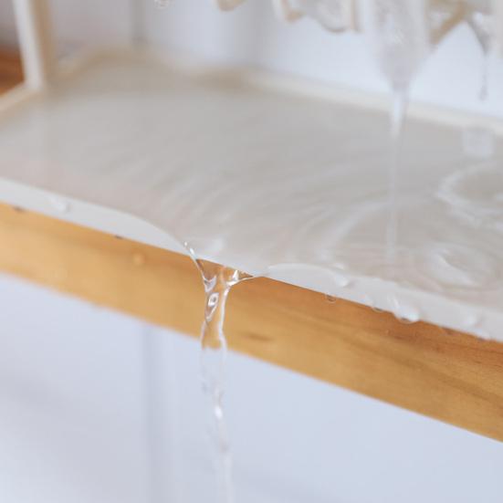 Double-layer Home Brush Kitchen Sponge Bottle Rack Draining Storage Holder Shelf