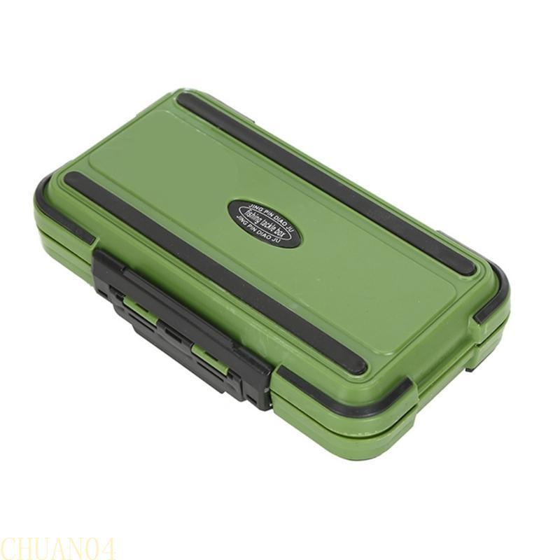 A1A2 Fishing Lures Box Outdoor Fishing Tool Box Portable Tackle Case Organizers Double Sided Lures Hook Organizers Enduring