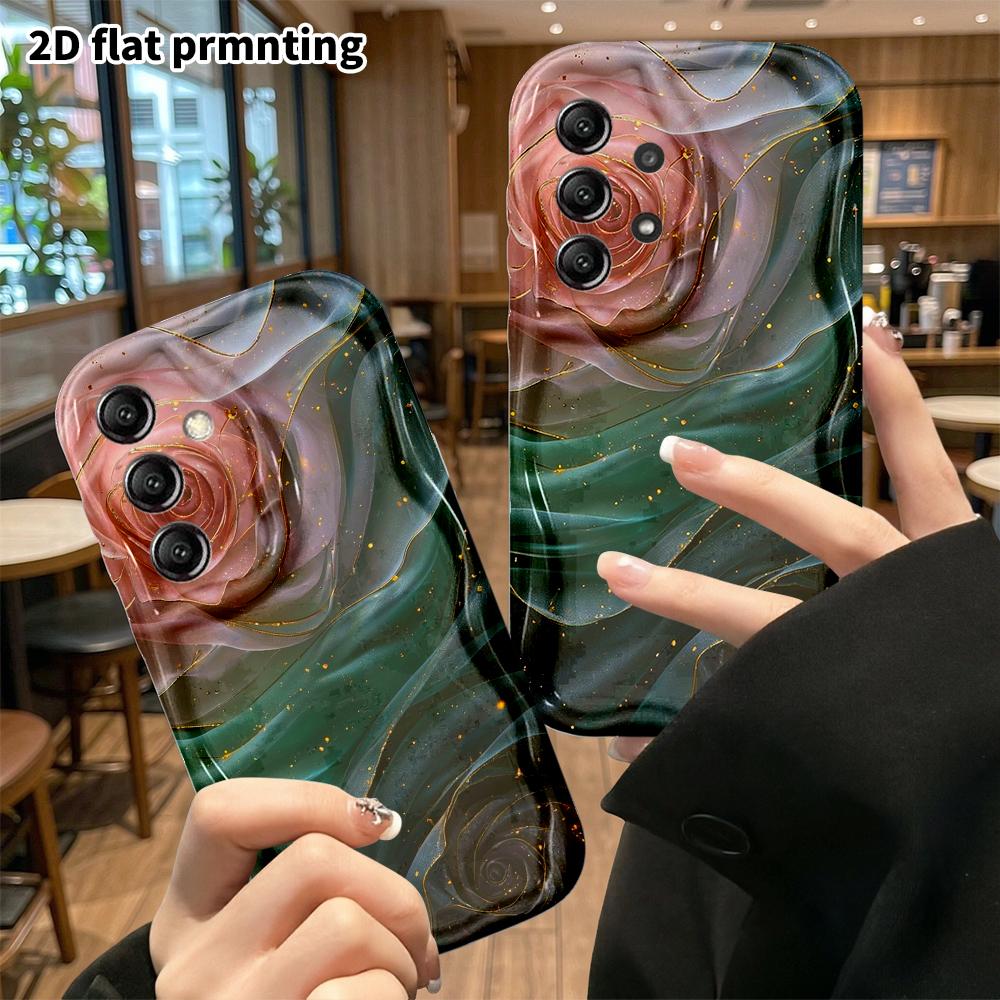 Phone Case: 2D Flat Samsung Galaxy A34 A35 S20 S22 S21 FE Plus Ultra Protective Case, Pink, Black, Green, Gold, Christmas and Halloween Gift