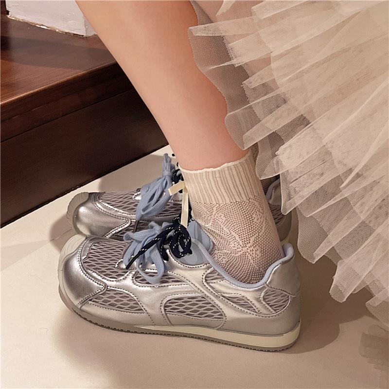 Retro German training shoes women's 2025 new autumn height increase casual shoes versatile sports shoes popular running women's shoes