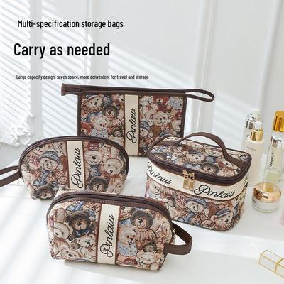 Large Portable Cute Bear Cosmetic and Toiletry Bag