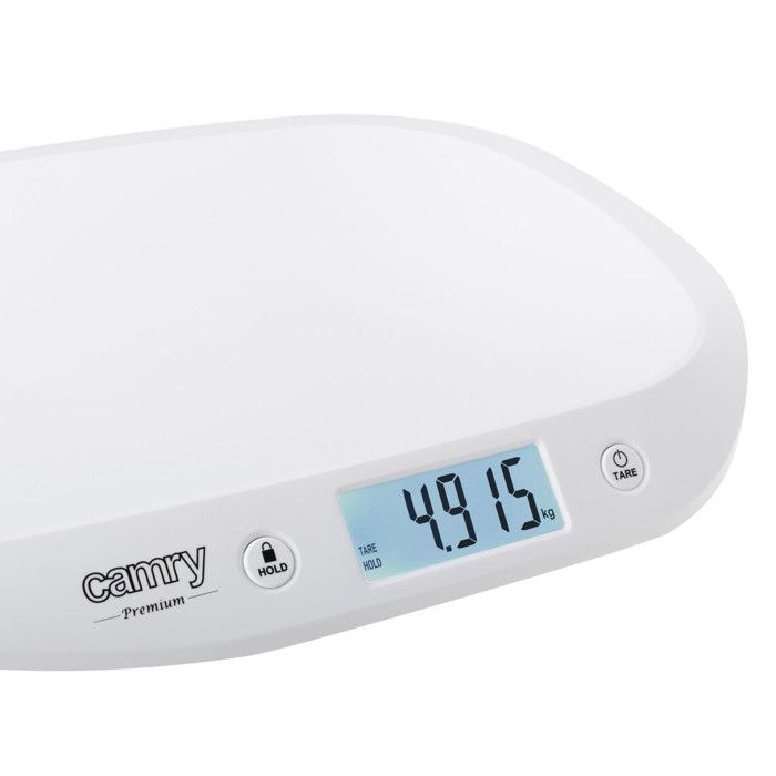 Balance Électronique Pour Bébé Camry CR8185 - Capacité 20kg Coloris Blanc