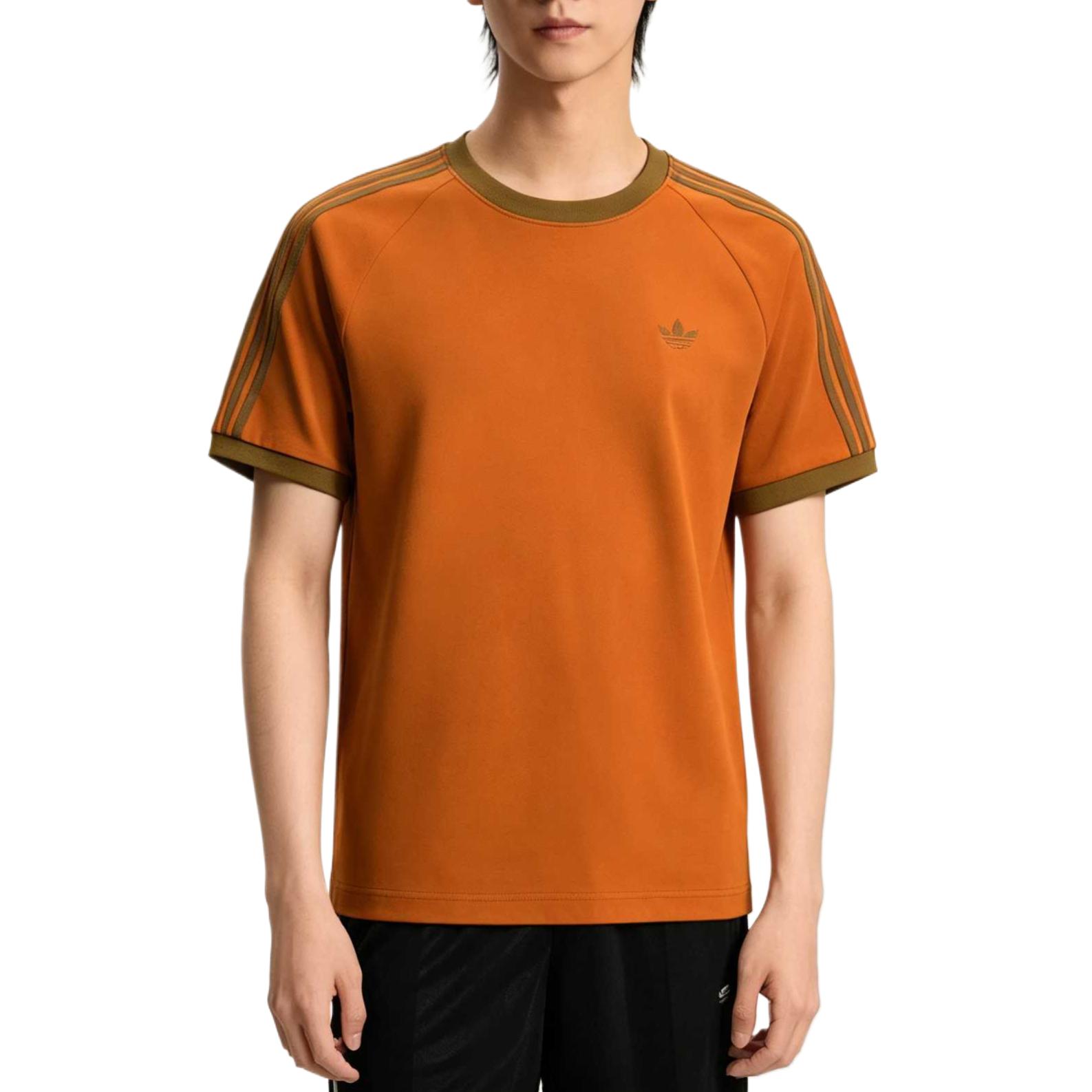 Мужская облегающая футболка Adidas Originals Cali однотонная Топы KT7767 S